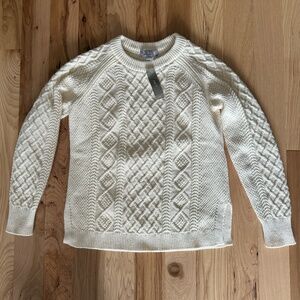 NWT Cableknit JCrew Sweater